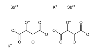 dipotassium,antimony(3+),2,3-dioxidobutanedioate Structure