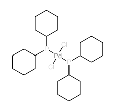 Palladium,dichlorobis(dicyclohexylphosphine)-, (SP-4-2)-结构式