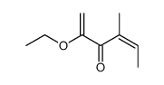 2-ethoxy-4-methylhexa-1,4-dien-3-one Structure