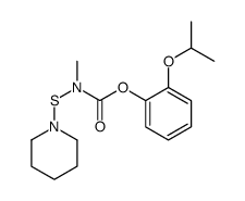 (2-propan-2-yloxyphenyl) N-methyl-N-piperidin-1-ylsulfanylcarbamate Structure