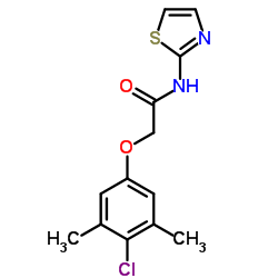 2-(4-Chloro-3,5-dimethylphenoxy)-N-(1,3-thiazol-2-yl)acetamide Structure