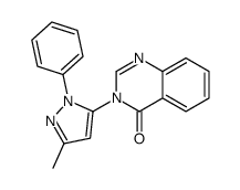 3-(5-methyl-2-phenylpyrazol-3-yl)quinazolin-4-one Structure