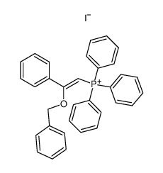 (Z)-(2-(benzyloxy)-2-phenylvinyl)triphenylphosphonium iodide Structure