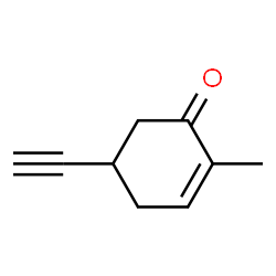 2-Cyclohexen-1-one, 5-ethynyl-2-methyl- (9CI) Structure