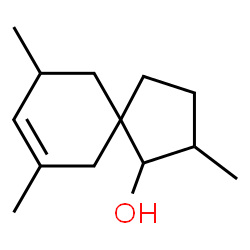 Spiro[4.5]dec-7-en-1-ol, 2,7,9-trimethyl- (9CI) Structure