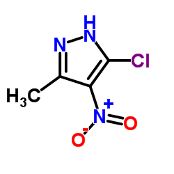 5-Chloro-3-methyl-4-nitro-1H-pyrazole Structure