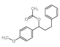 [1-(4-methoxyphenyl)-3-phenyl-propyl] acetate picture