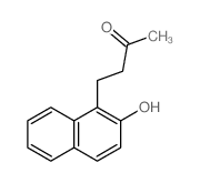 2-Butanone,4-(2-hydroxy-1-naphthalenyl)-结构式