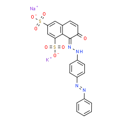 potassium sodium 7-hydroxy-8-[[4-(phenylazo)phenyl]azo]naphthalene-1,3-disulphonate picture