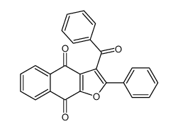 3-benzoyl-2-phenylbenzo[f][1]benzofuran-4,9-dione结构式