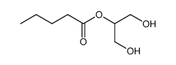 1,3-dihydroxypropan-2-yl pentanoate结构式