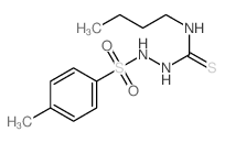 Semicarbazide,1-(p-toluenesulfonyl)-4-n-butyl-thio structure