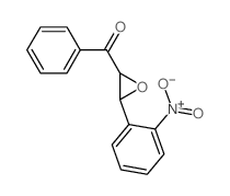 Methanone, (3-(2-nitrophenyl)oxiranyl)phenyl- (9CI)结构式