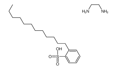 dodecylbenzenesulphonic acid, compound with ethylenediamine (1:1)结构式