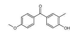 4-hydroxy-4'-methoxy-3-methyl-benzophenone结构式