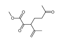 Methyl 3-isopropenyl-2,6-dioxopentanoate Structure