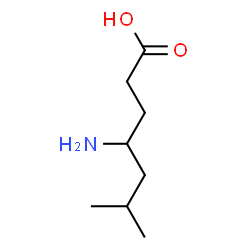 Heptanoic acid,4-amino-6-methyl-结构式