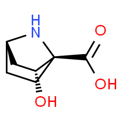 7-Azabicyclo[2.2.1]heptane-1-carboxylic acid, 2-hydroxy-, (1R,2R,4S)- (9CI) structure