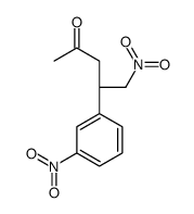 (4R)-5-nitro-4-(3-nitrophenyl)pentan-2-one Structure