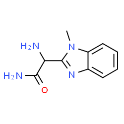 1H-Benzimidazole-2-acetamide,alpha-amino-1-methyl-(9CI)结构式