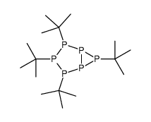 tetrakis(1,1-dimethylethyl)-Hexaphosphabicyclo(3.1.0)hexane结构式