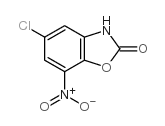 5-CHLORO-7-NITROBENZO[D]OXAZOL-2(3H)-ONE Structure