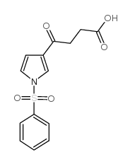 4-氧代-4-[1-(苯磺酰基)-1H-吡咯-3-基]-丁酸图片