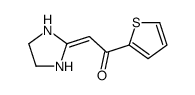 2-imidazolidin-2-ylidene-1-thiophen-2-ylethanone Structure