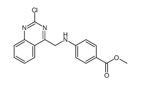 methyl 4-[(2-chloroquinazolin-4-yl)methylamino]benzoate Structure