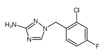 1-(2-CHLORO-4-FLUORO-BENZYL)-1H-[1,2,4]TRIAZOL-3-YLAMINE Structure