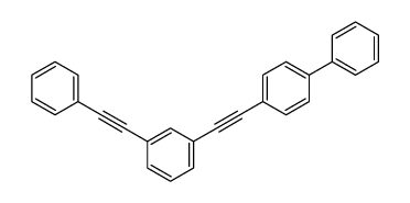 1-phenyl-4-[2-[3-(2-phenylethynyl)phenyl]ethynyl]benzene Structure