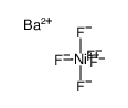 barium pentafluoronickelate(III) Structure