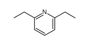 2,6-diethylpyridine, hydrogen salt Structure