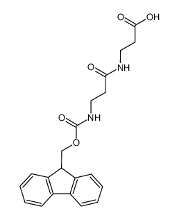3-[(3-{[(9H-fluoren-9-ylmethoxy)carbonyl]amino}propanoyl)amino]propanoic acid Structure