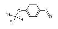 1-((2)H3)methoxy-4-nitrosobenzene Structure