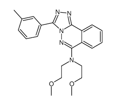 N,N-bis(2-methoxyethyl)-3-(3-methylphenyl)-[1,2,4]triazolo[3,4-a]phthalazin-6-amine Structure