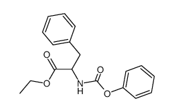 N-phenoxycarbonyl-phenylalanine ethyl ester Structure