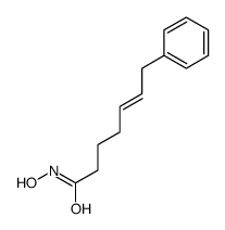 N-hydroxy-7-phenylhept-5-enamide结构式