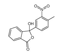 3-hydroxy-3-(4-methyl-3-nitrophenyl)-2-benzofuran-1-one Structure