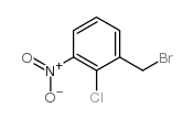 1-(溴甲基)-2-氯-3-硝基苯结构式