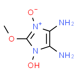 1H-Imidazole-4,5-diamine,1-hydroxy-2-methoxy-,3-oxide结构式