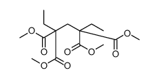 3,3,5,5-Heptanetetracarboxylic acid, 3,3,5,5-tetramethyl ester Structure