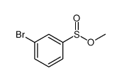 Benzenesulfinic acid, 3-bromo-, methyl ester结构式