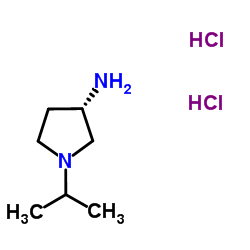 (3S)-1-Isopropyl-3-pyrrolidinamine dihydrochloride Structure