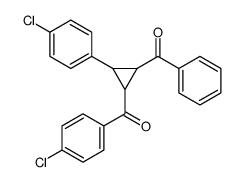 [2-(4-chlorobenzoyl)-3-(4-chlorophenyl)cyclopropyl]-phenylmethanone结构式