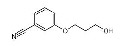 3-(3-hydroxypropoxy)benzonitrile结构式