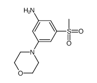 3-(甲基磺酰基)-5-吗啉苯胺图片