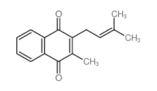 甲萘醌-1结构式