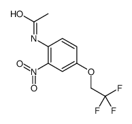 N-[2-nitro-4-(2,2,2-trifluoroethoxy)phenyl]acetamide结构式