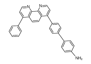 4-phenyl-7-(4'-aminobiphenyl-4-yl)[1,10]phenanthroline Structure